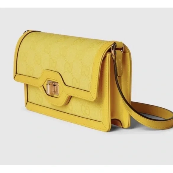 GUCCI Yellow Luce Mini Shoulder Bag NEW! - Picture 2 of 2
